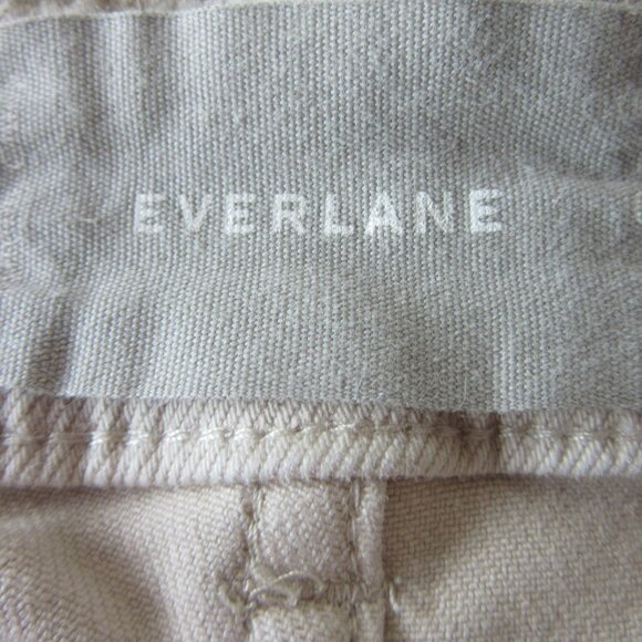 EVERLANE Beige Straight Leg 0 Denim Jeans - Picture 3 of 4